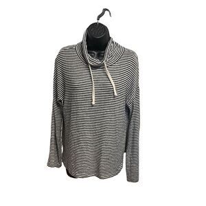 LUCKY BRAND, Bonne&Chance, Size Small Petite, Black & White striped Top
